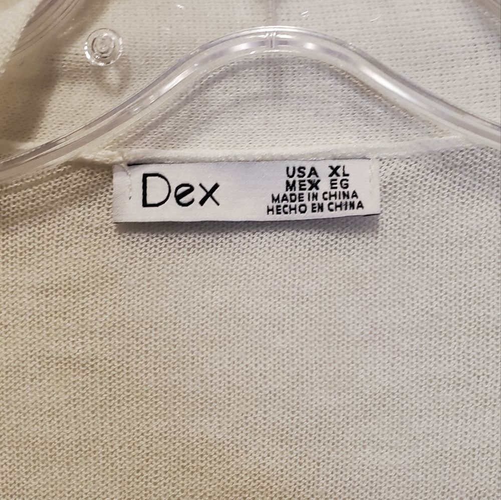 77. NWT - Dex Open Front Side Slit Long Cardigan with Pockets - Picture 5 of 11